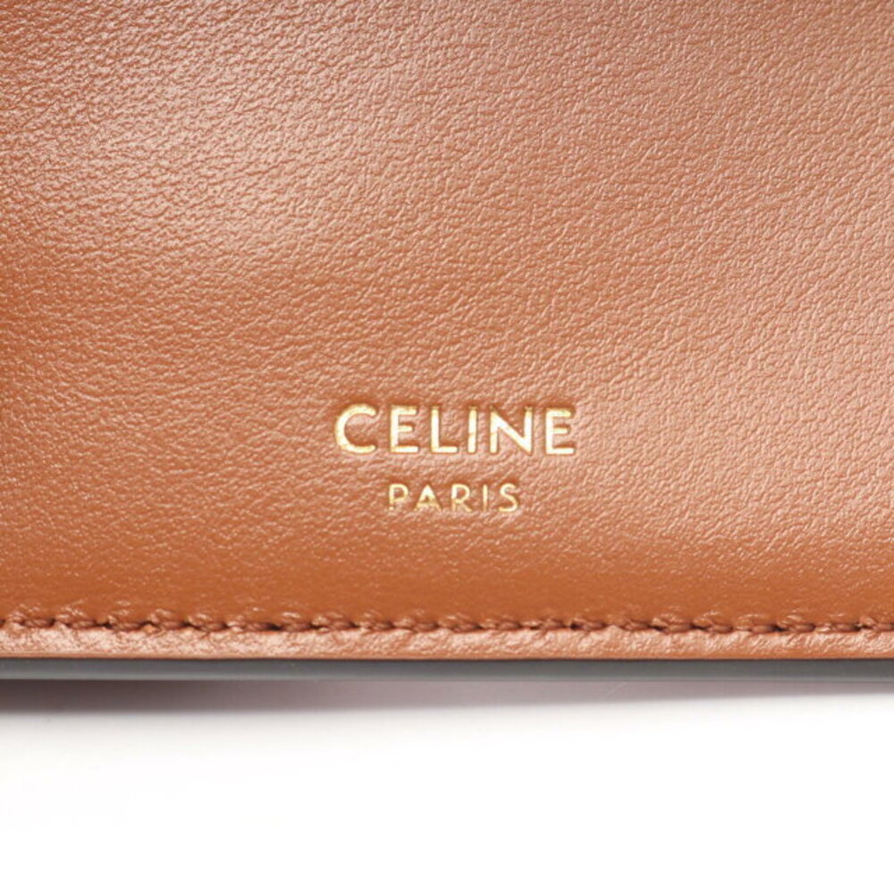 Celine Wallet Trifold Brown Leather - Picture 4 of 8